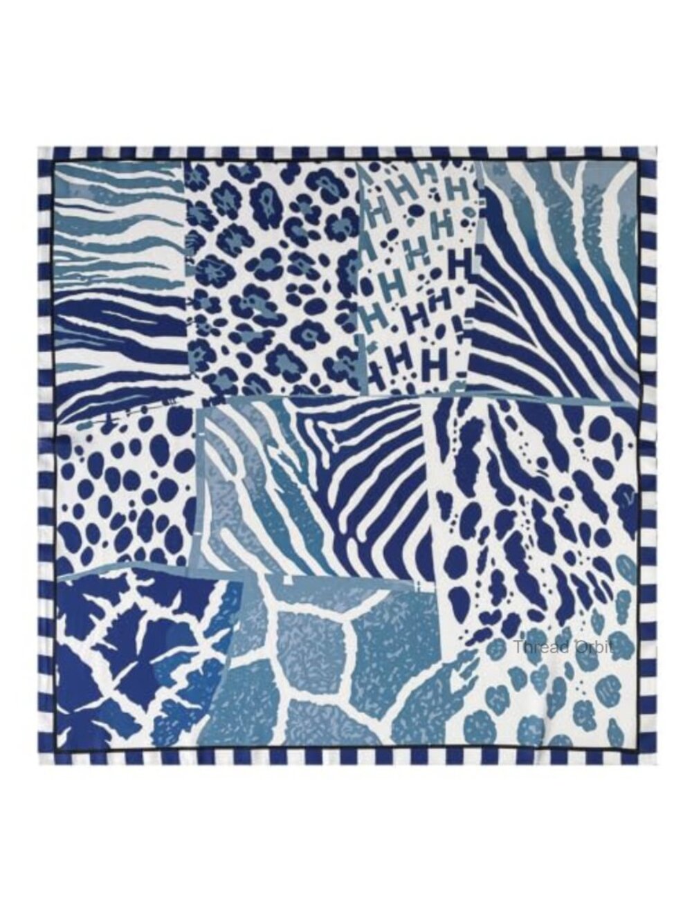 Leopard Cheetah Print Silk Satin Neck Scarf Hair Head Scarf Neckerchief